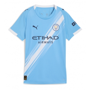 Billige Fotballdrakt Manchester City Replika Hjemmedrakt Dame 2025-26 Kortermet